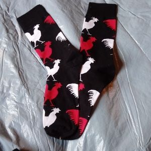 Unisex socks - chickens